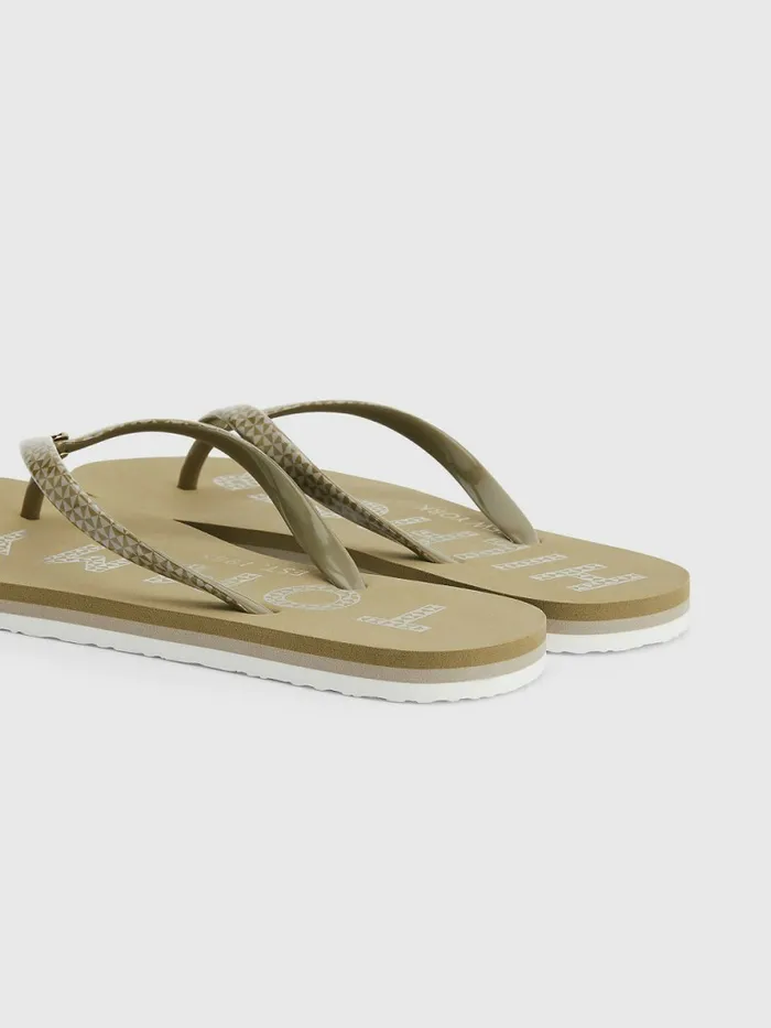 Tommy Hilfiger Logo FlipFlops Woodridge Womens Sandals On Sale