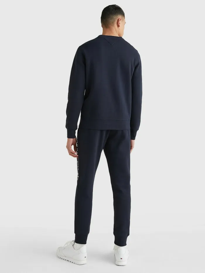 Tommy Hilfiger Logo Regular Fit Sweatshirt Desert Sky Mens Sweatshirts and Hoodies Gift 4 You
