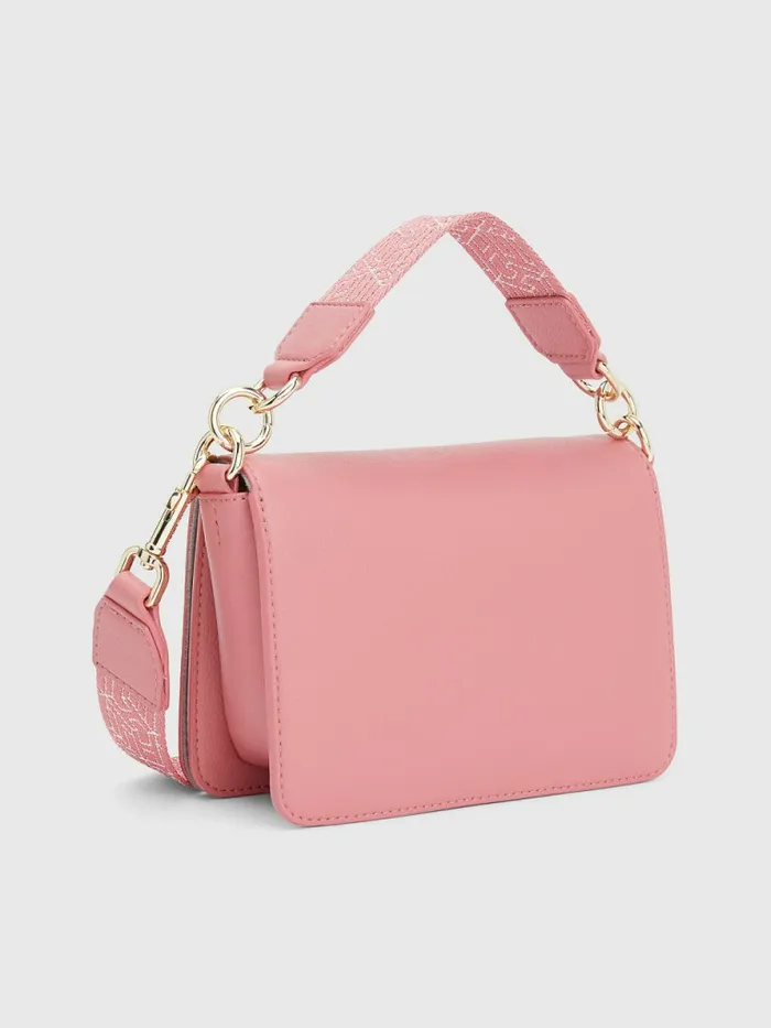 Tommy Hilfiger Logo Small Crossover Bag English Pink Womens Bags Gift 4 You