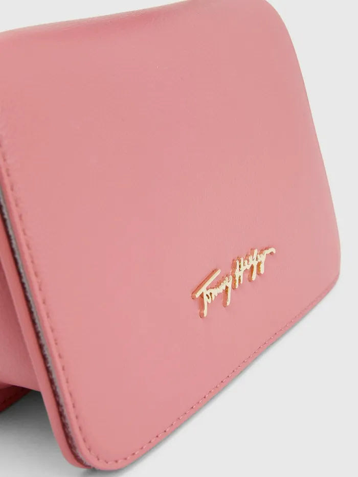 Tommy Hilfiger Logo Small Crossover Bag English Pink Womens Bags Gift 4 You