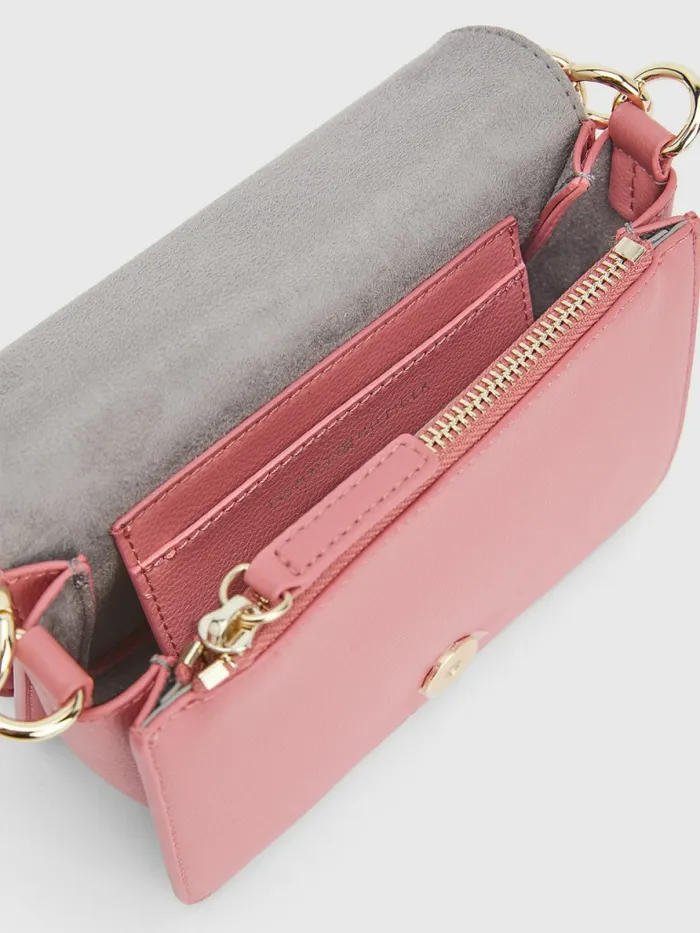 Tommy Hilfiger Logo Small Crossover Bag English Pink Womens Bags Gift 4 You