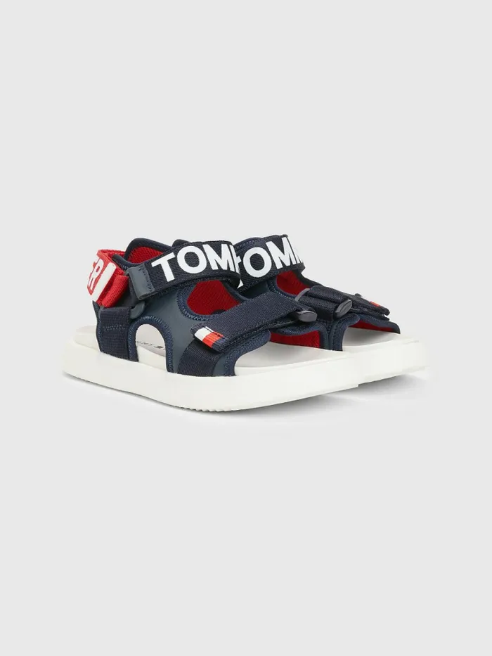 Tommy Hilfiger Logo Strap Sandals Blue Boys Shoes and Accessories Cheap On Sale Tommy Hilfiger Logo Strap Sandals Blue Boys Shoes and Accessories Cheap On Sale