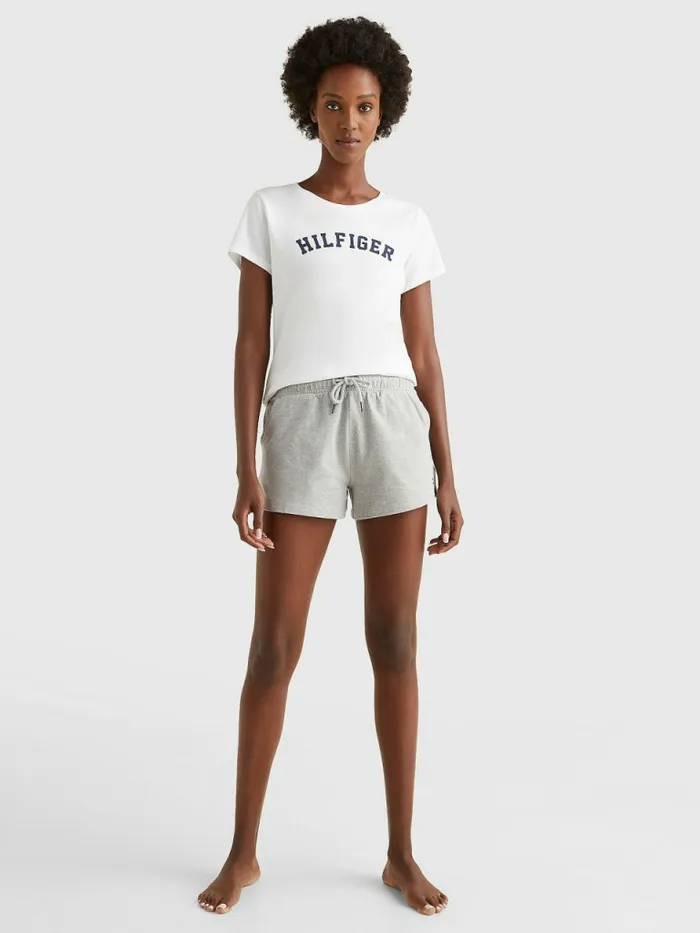 Tommy Hilfiger Logo TShirt White Womens Essentials