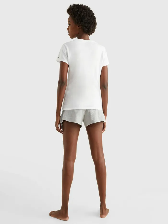 Tommy Hilfiger Logo TShirt White Womens Essentials
