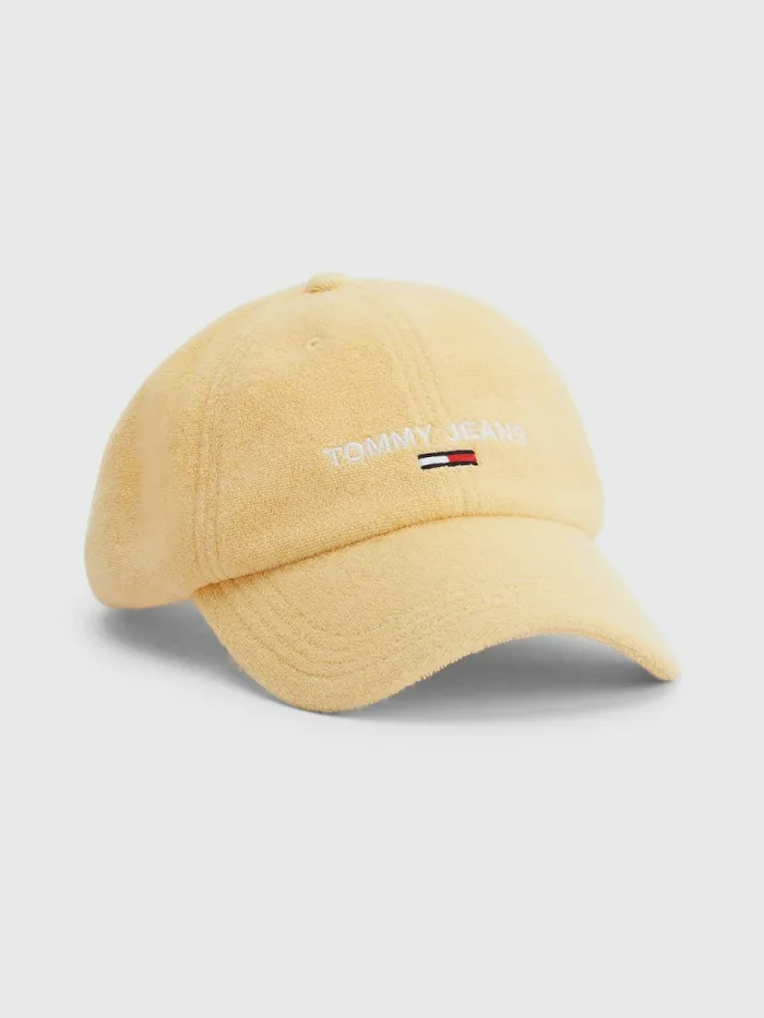 Tommy Hilfiger Logo Towelling Baseball Cap Beurre Womens Hats and Scarves Cheap On Sale Tommy Hilfiger Logo Towelling Baseball Cap Beurre Womens Hats and Scarves Cheap On Sale