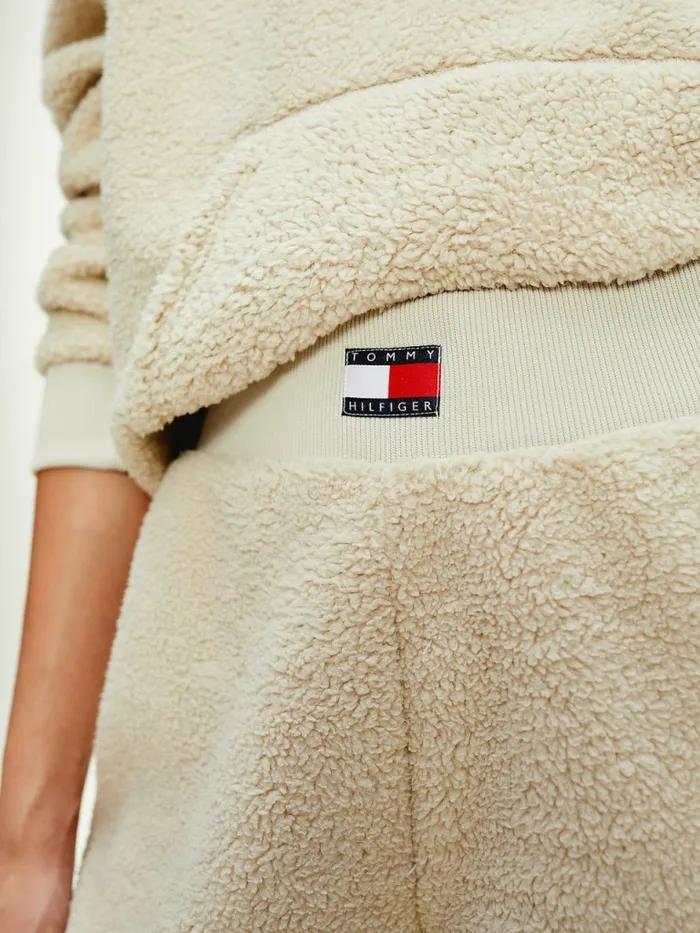Tommy Hilfiger Lounge Sherpa Joggers Casablanca Womens Trousers