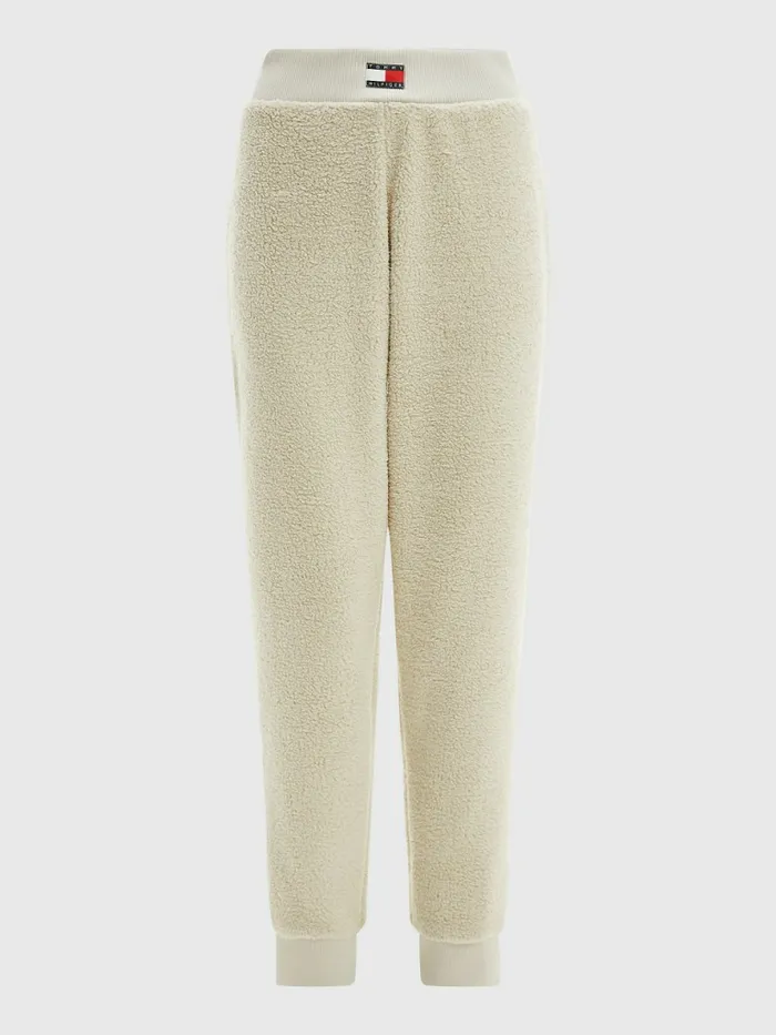Tommy Hilfiger Lounge Sherpa Joggers Casablanca Womens Trousers