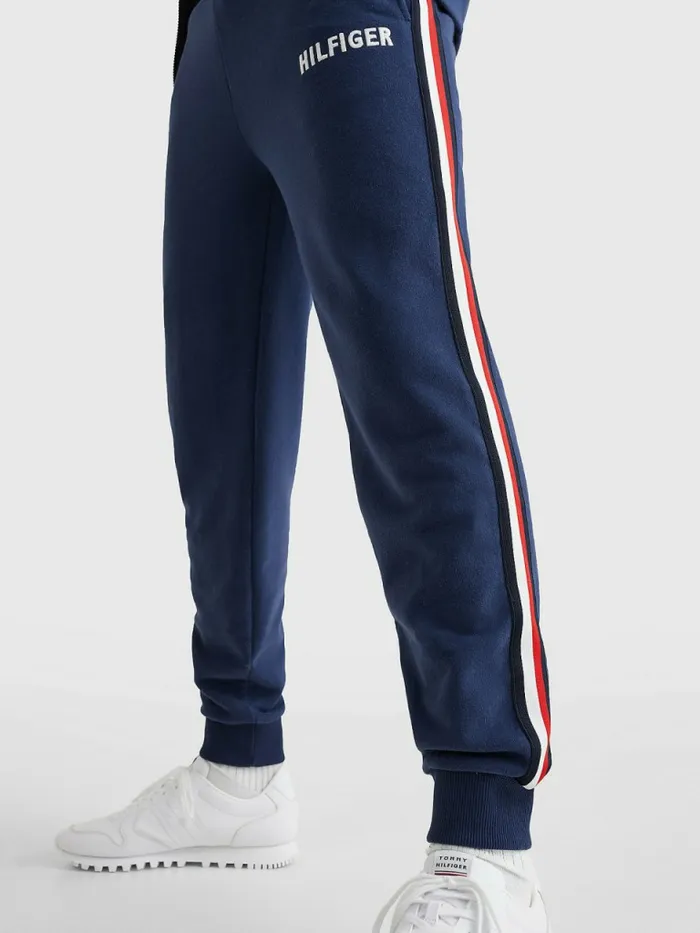 Tommy Hilfiger Lounge Signature Tape Logo Joggers Twilight Mens Trousers