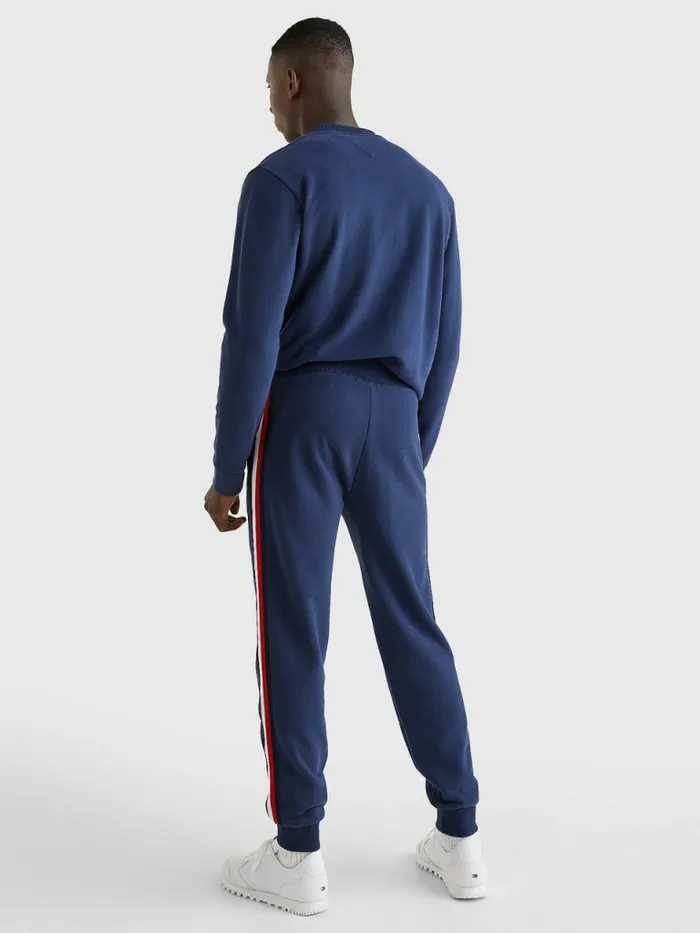 Tommy Hilfiger Lounge Signature Tape Logo Joggers Twilight Mens Trousers
