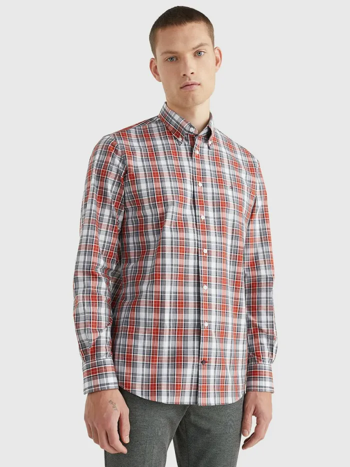 Tommy Hilfiger Madras Check Regular Fit Shirt Cinnabar RedTh NavyTh White Mens Shirts For Sale Tommy Hilfiger Madras Check Regular Fit Shirt Cinnabar RedTh NavyTh White Mens Shirts For Sale