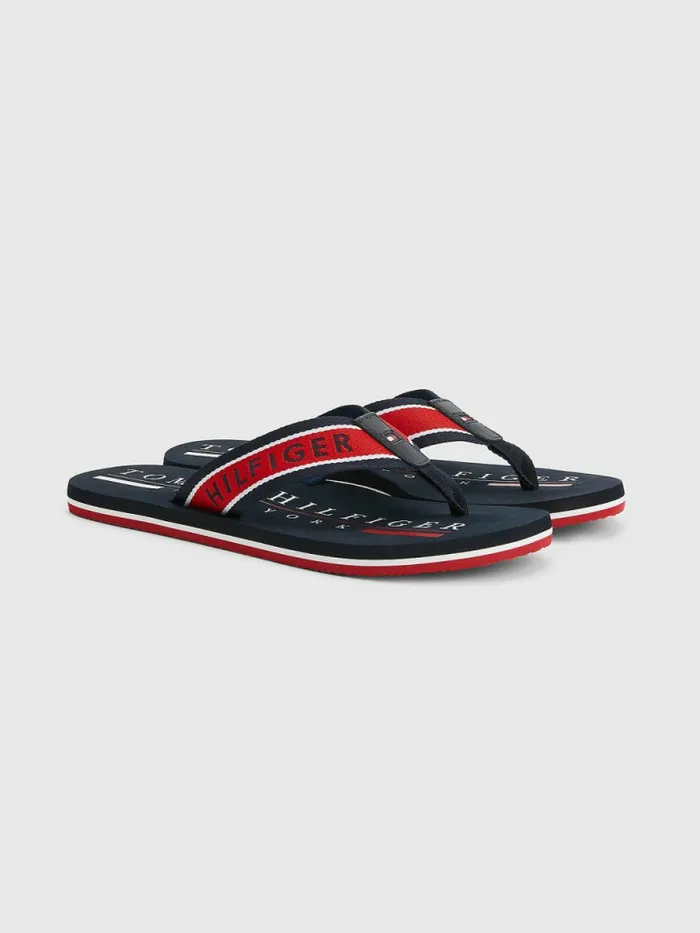 Tommy Hilfiger Maritime Logo FlipFlops Desert Sky Mens Sandals Sliders and Flip Flops Near Me Tommy Hilfiger Maritime Logo FlipFlops Desert Sky Mens Sandals Sliders and Flip Flops Near Me