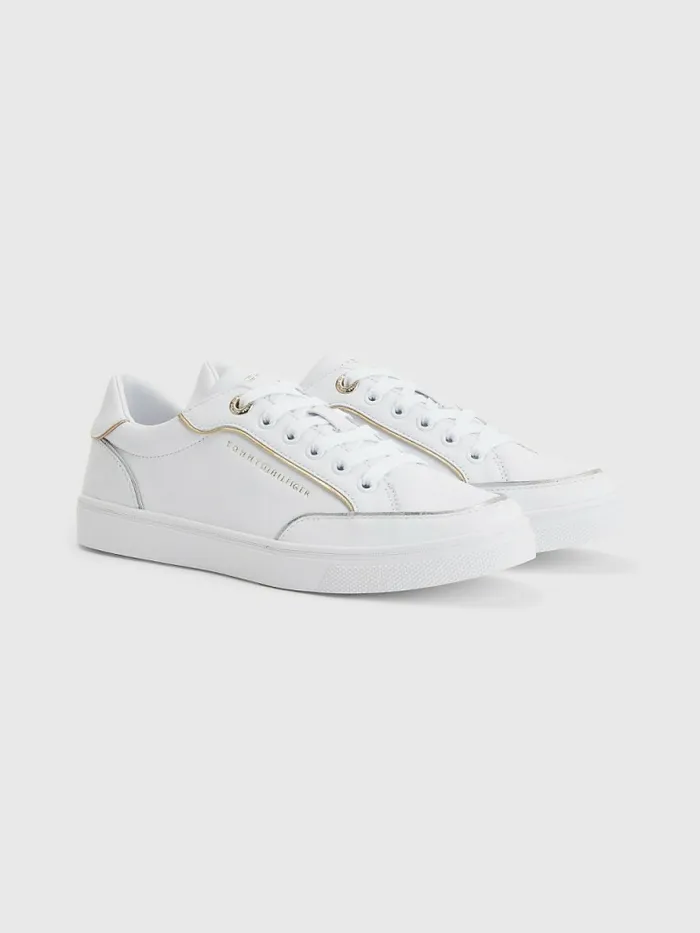 Tommy Hilfiger Metallic Piping Logo Trainers WhiteMetallic Mix Womens Boots Gift 4 You Tommy Hilfiger Metallic Piping Logo Trainers WhiteMetallic Mix Womens Boots Gift 4 You