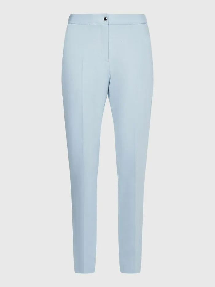 Tommy Hilfiger Michelle Tapered Punto Milano Trousers Breezy Blue Womens Trousers