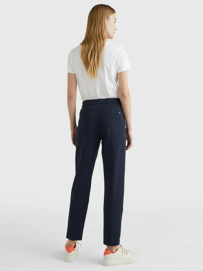 Tommy Hilfiger Michelle Textured Tapered Trousers Desert Sky Womens CoOrds