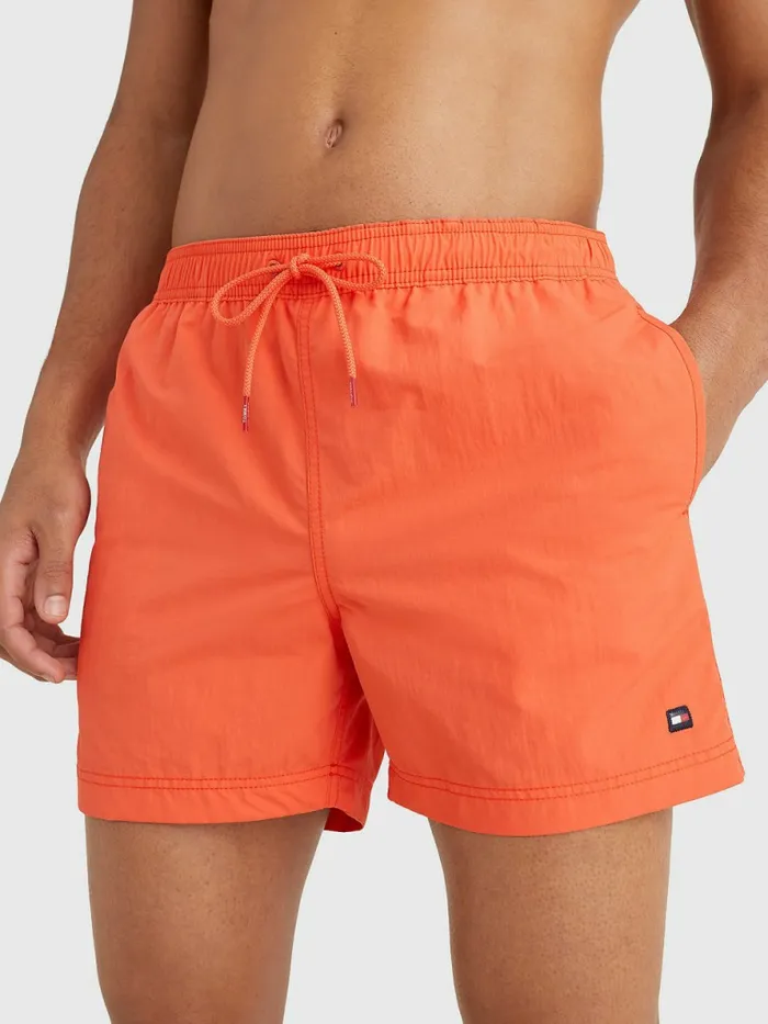 Tommy Hilfiger Mid Length Drawstring Swim Shorts Hawaiian Coral Mens Swimwear Cheap On Sale Tommy Hilfiger Mid Length Drawstring Swim Shorts Hawaiian Coral Mens Swimwear Cheap On Sale