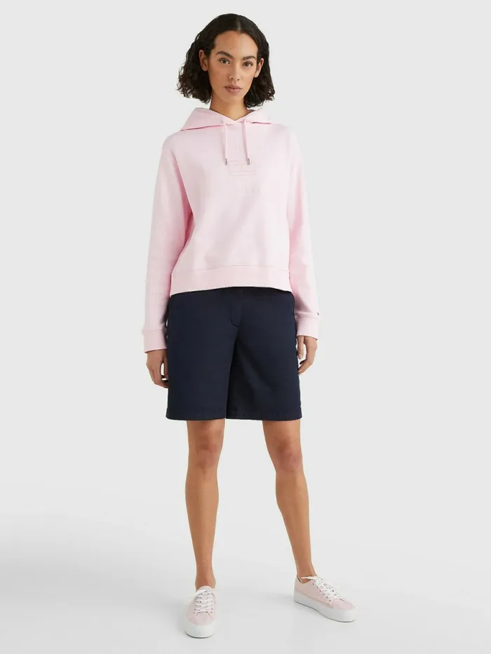 Tommy Hilfiger Mid Rise Chino Shorts Desert Sky Womens Shorts Gift 4 You