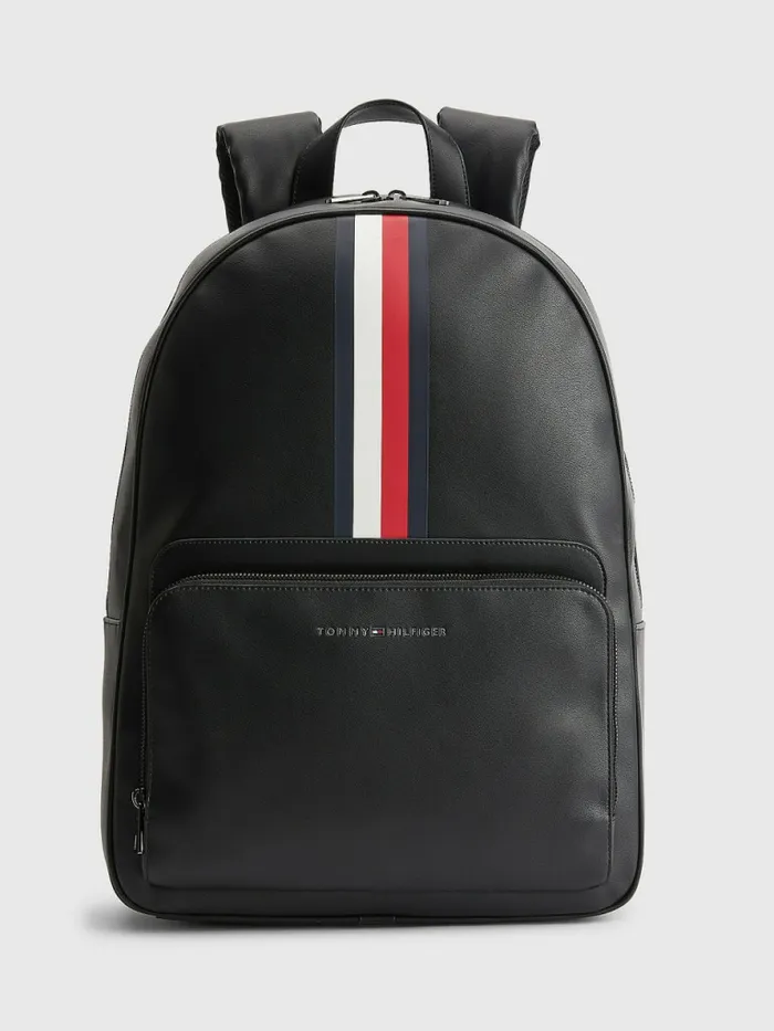 Tommy Hilfiger Midtown Signature Backpack Black Mens Bags On Sale