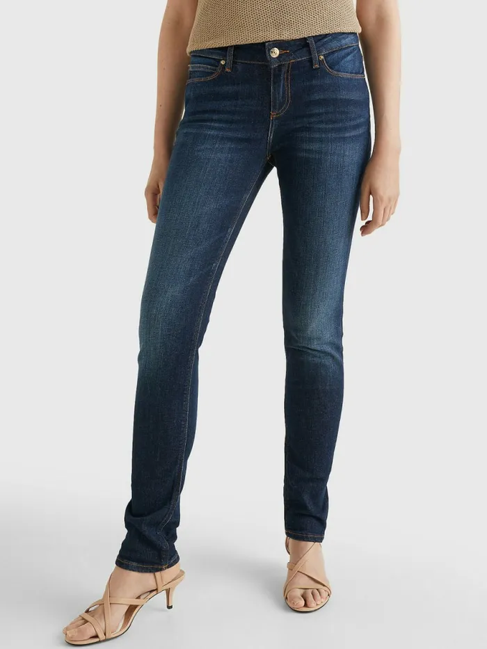 Tommy Hilfiger Milan Heritage Slim Fit Faded Jeans Absolute Blue Wash Womens Jeans Near Me Tommy Hilfiger Milan Heritage Slim Fit Faded Jeans Absolute Blue Wash Womens Jeans Near Me