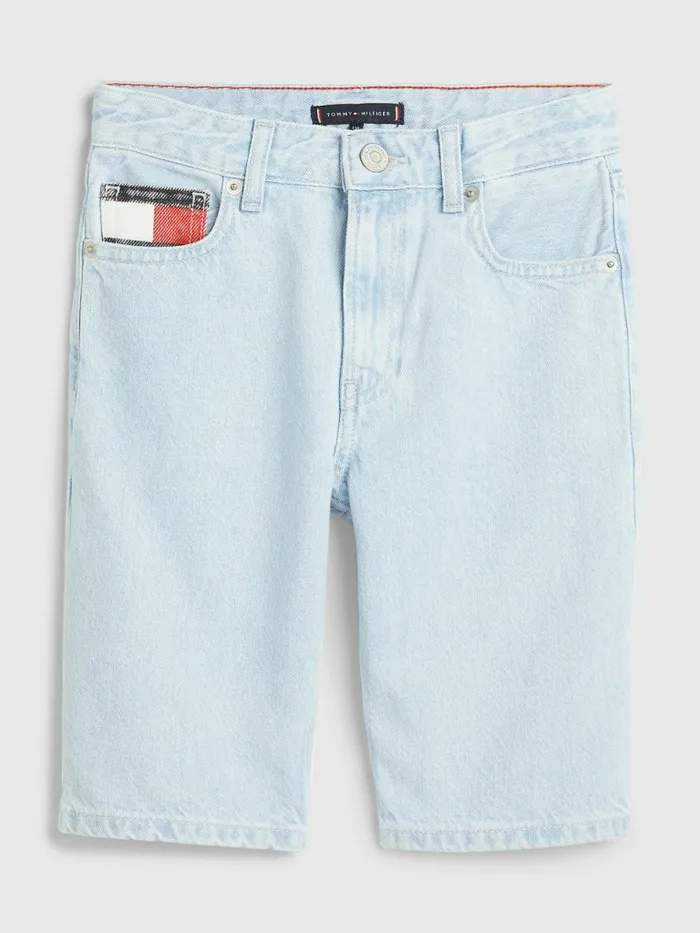 Tommy Hilfiger Modern Straight Bleach Denim Shorts Bleachrigid Boys Trousers and Shorts Cheap On Sale Tommy Hilfiger Modern Straight Bleach Denim Shorts Bleachrigid Boys Trousers and Shorts Cheap On Sale