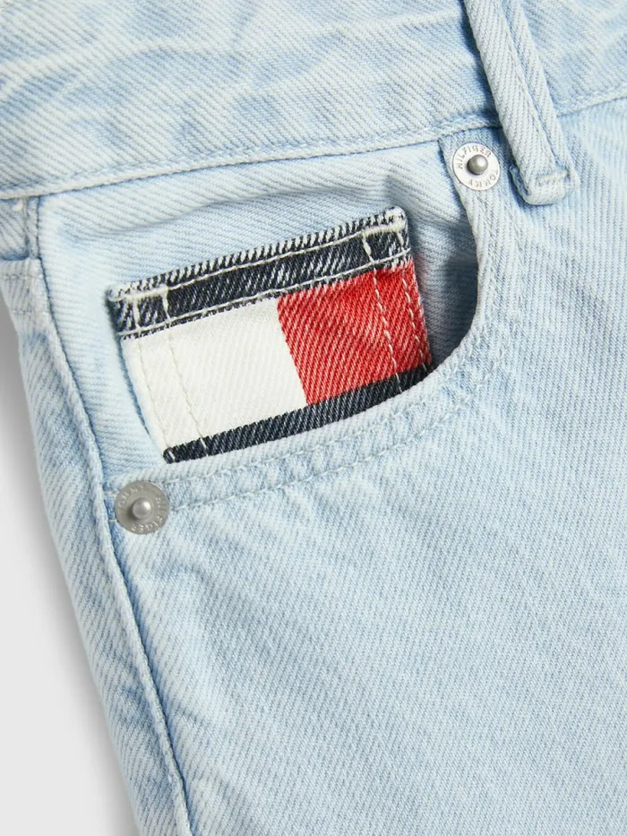 Tommy Hilfiger Modern Straight Bleached Jeans Bleachrigid Boys Jeans Fashion