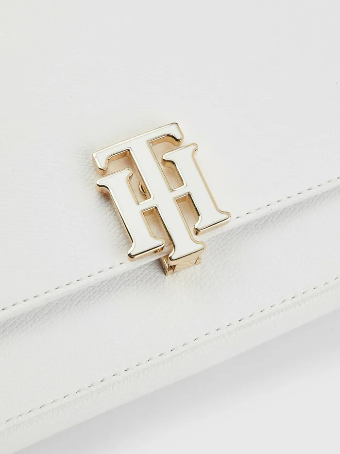 Tommy Hilfiger Monogram Clutch Bag Bright White Womens Bags Casaul