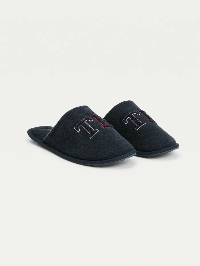 Tommy Hilfiger Monogram Home Slippers Desert Sky Mens Casual Shoes Gift for Friend Tommy Hilfiger Monogram Home Slippers Desert Sky Mens Casual Shoes Gift for Friend
