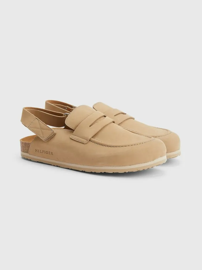 Tommy Hilfiger Mule Back Strap Nubuck Sandals Classic Khaki Mens Casual Shoes Casaul Tommy Hilfiger Mule Back Strap Nubuck Sandals Classic Khaki Mens Casual Shoes Casaul