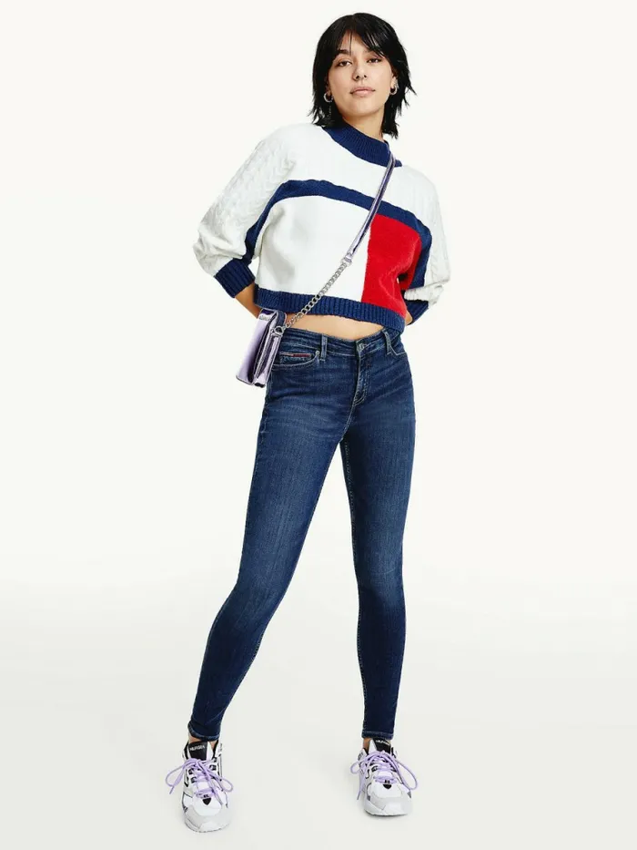 Tommy Hilfiger Nora Mid Rise Skinny Jeans Denim Dark Womens Jeans Cheap On Sale Tommy Hilfiger Nora Mid Rise Skinny Jeans Denim Dark Womens Jeans Cheap On Sale
