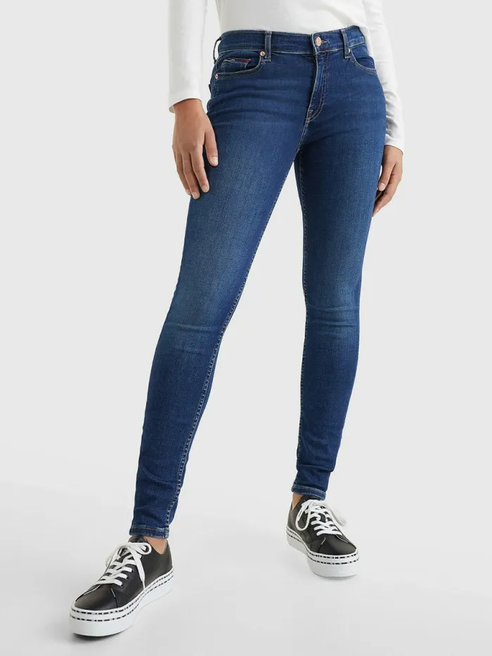 Tommy Hilfiger Nora Mid Rise Skinny Jeans Denim Dark Womens Jeans Gift 4 You