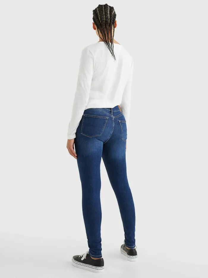 Tommy Hilfiger Nora Mid Rise Skinny Jeans Denim Dark Womens Jeans Gift 4 You