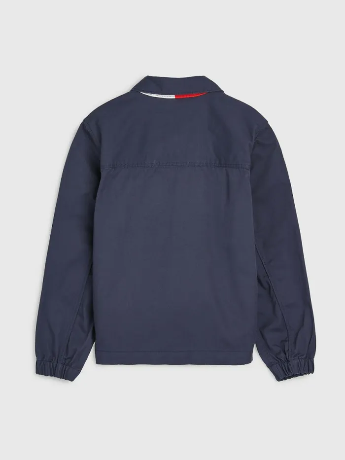 Tommy Hilfiger Organic Cotton Coach Jacket Twilight Navy Boys Coats and Jackets Sale