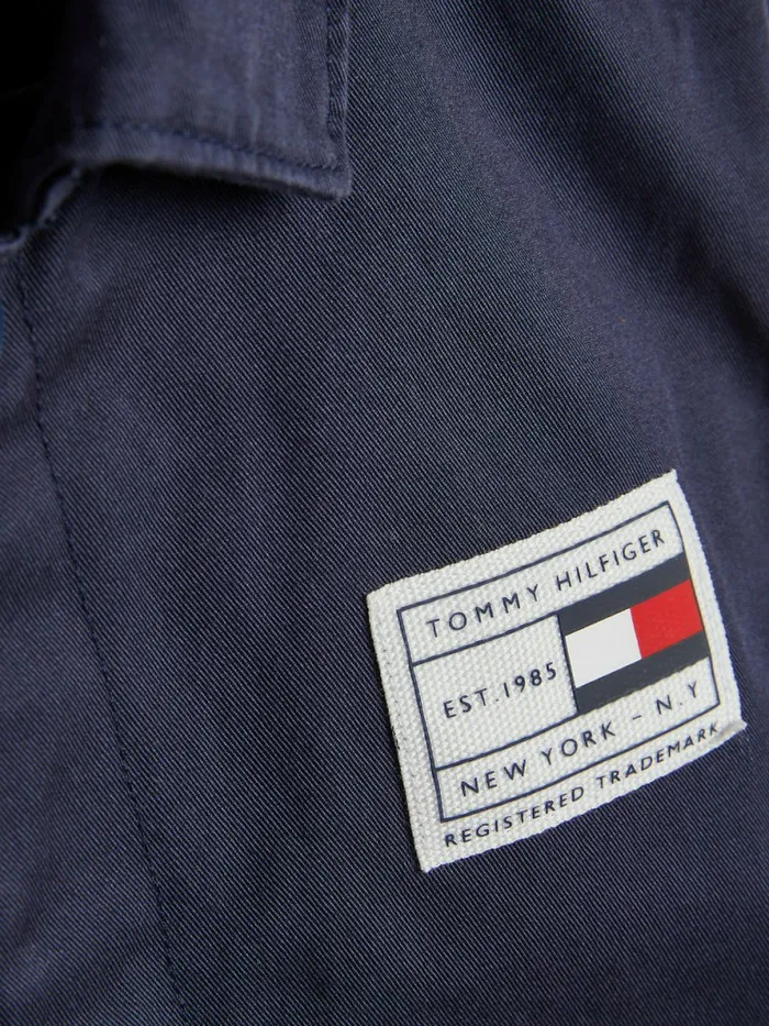 Tommy Hilfiger Organic Cotton Coach Jacket Twilight Navy Boys Coats and Jackets Sale