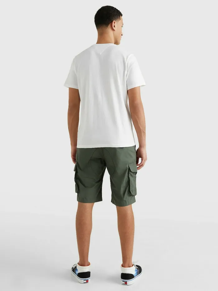 Tommy Hilfiger Organic Cotton College Graphic TShirt White Mens TShirts Fashion