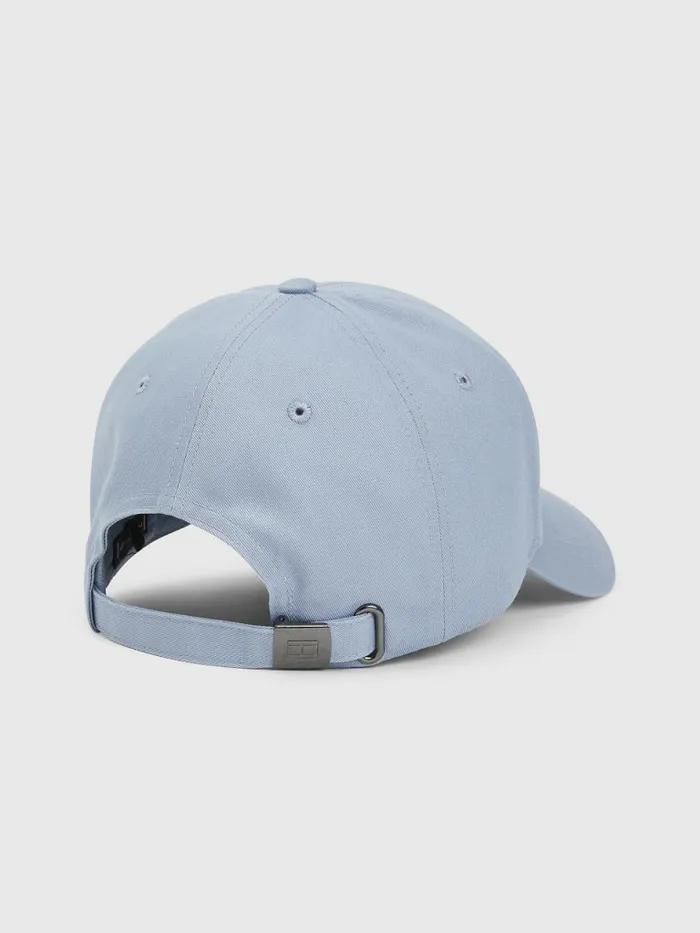 Tommy Hilfiger Organic Cotton Flag Embroidery Cap Daybreak Blue Mens Hats and Scarves For Sale
