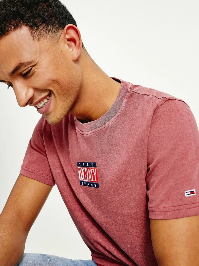 Tommy Hilfiger Organic Cotton TShirt Bing Cherry Mens TShirts Gift Ideas