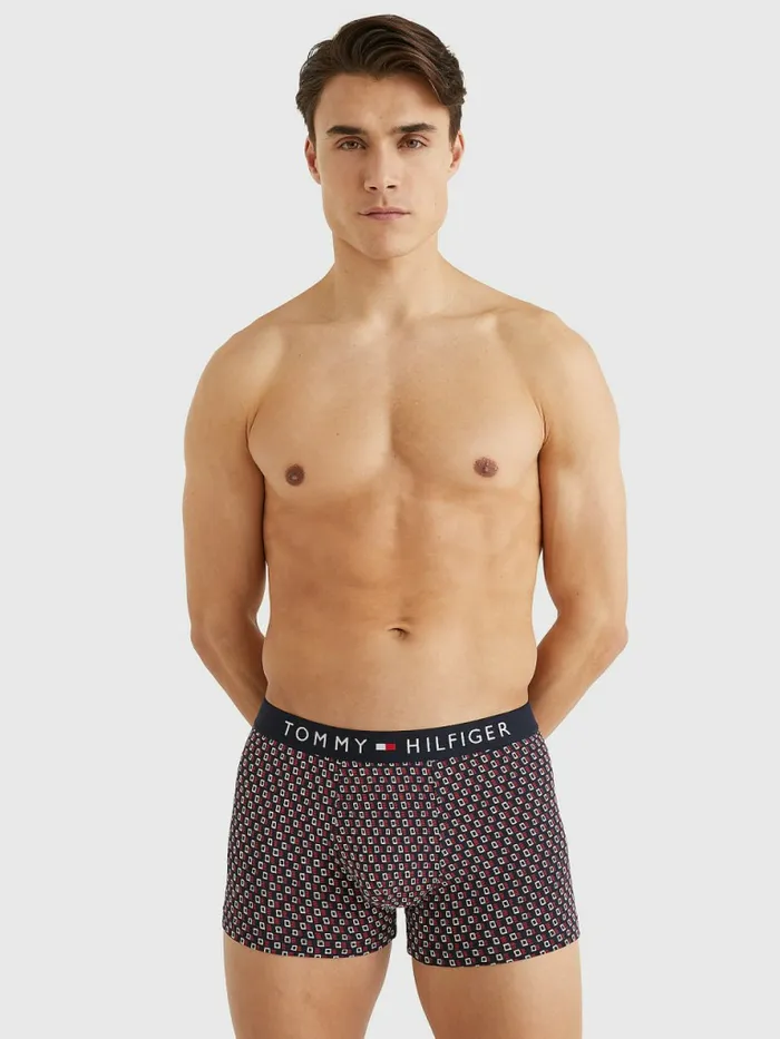 Tommy Hilfiger Original AllOver Print Trunks Abstract Flag Mens Underwear Gift 4 You