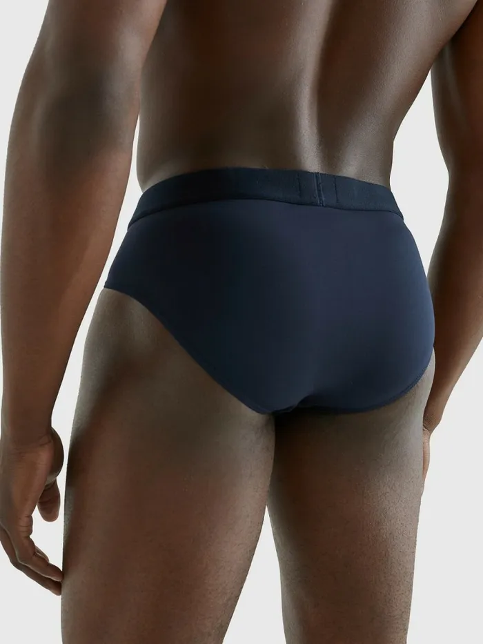 Tommy Hilfiger Original Stretch Microfibre Logo Briefs Desert Sky Mens Underwear Gift Ideas