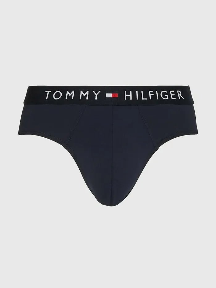 Tommy Hilfiger Original Stretch Microfibre Logo Briefs Desert Sky Mens Underwear Gift Ideas