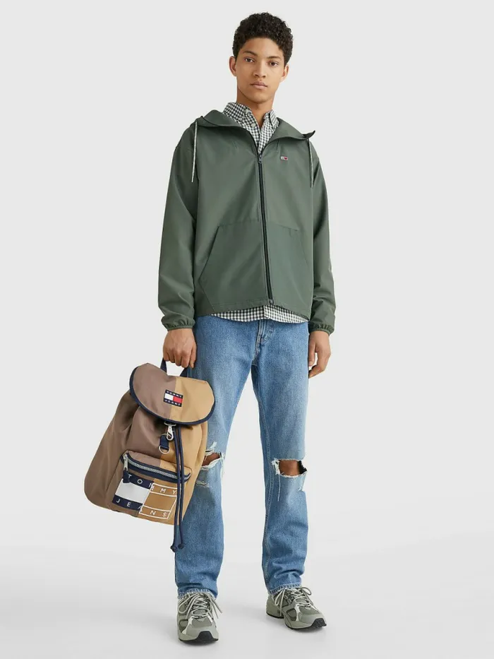 Tommy Hilfiger Oversized ZipThru Hoody Avalon Green Mens Sweatshirts and Hoodies Gift 4 You