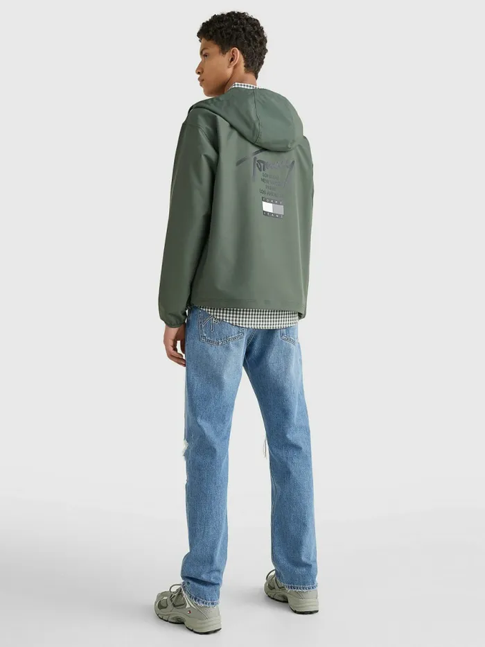 Tommy Hilfiger Oversized ZipThru Hoody Avalon Green Mens Sweatshirts and Hoodies Gift 4 You