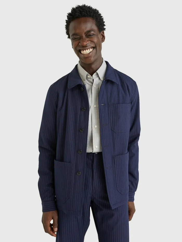 Tommy Hilfiger Padded Slim Fit Work Jacket Blue Mens Coats and Jackets Gift Ideas Tommy Hilfiger Padded Slim Fit Work Jacket Blue Mens Coats and Jackets Gift Ideas