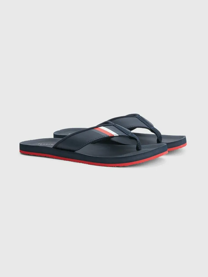 Tommy Hilfiger Padded Strap FlipFlops Desert Sky Mens Sandals Sliders and Flip Flops Popular Tommy Hilfiger Padded Strap FlipFlops Desert Sky Mens Sandals Sliders and Flip Flops Popular