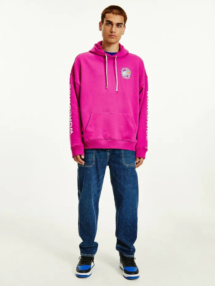 Tommy Hilfiger Peace Logo Hoody Autumn Plum Mens Sweatshirts and Hoodies For Sale Tommy Hilfiger Peace Logo Hoody Autumn Plum Mens Sweatshirts and Hoodies For Sale