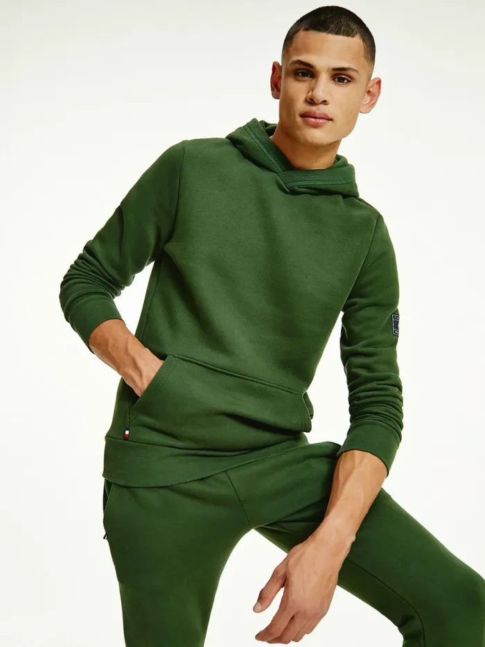 Tommy Hilfiger Peached Fleece Hoody National Forest Mens Sweatshirts and Hoodies Fashion Tommy Hilfiger Peached Fleece Hoody National Forest Mens Sweatshirts and Hoodies Fashion