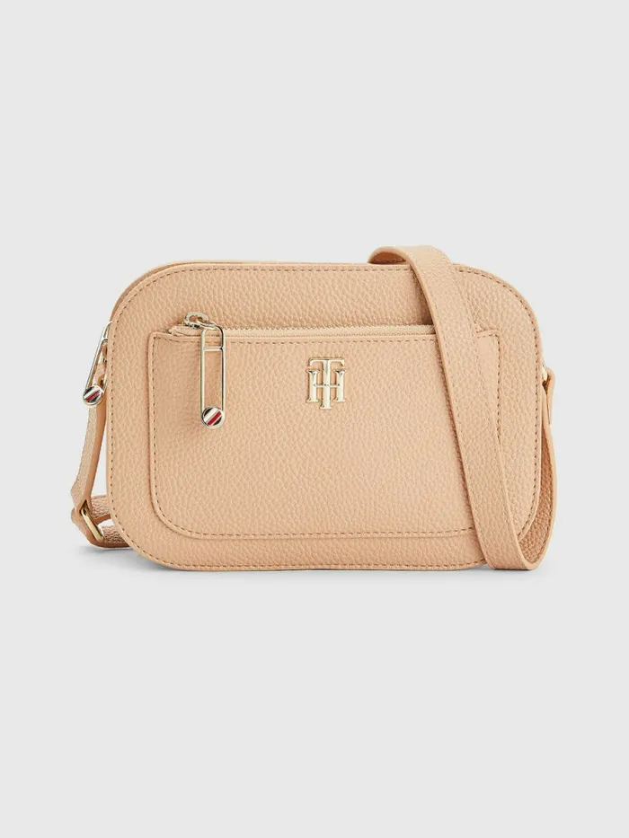 Tommy Hilfiger Pebble Grain Camera Bag Sandrift Womens Bags Casaul