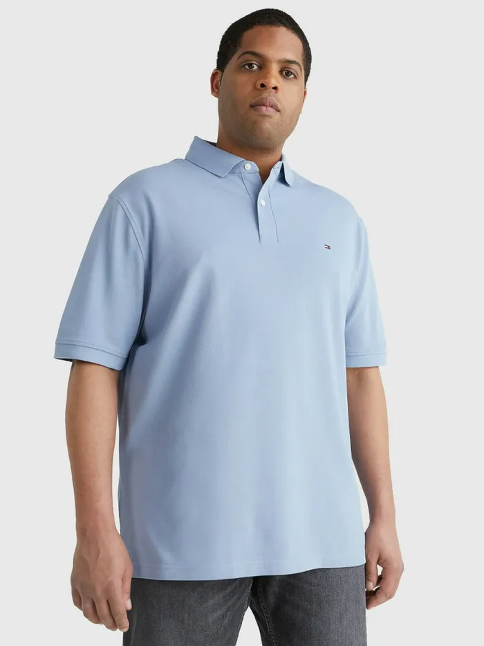 Tommy Hilfiger Plus 1985 Collection Th Flex Polo Daybreak Blue Mens Plus Size Clothing Tommy Hilfiger Plus 1985 Collection Th Flex Polo Daybreak Blue Mens Plus Size Clothing
