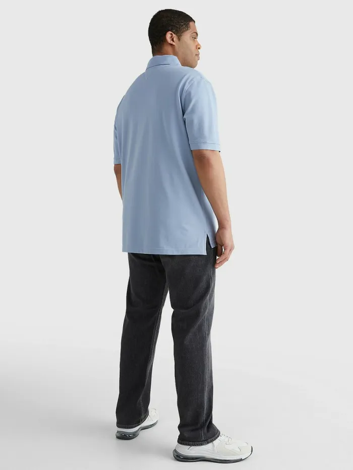 Tommy Hilfiger Plus 1985 Collection Th Flex Polo Daybreak Blue Mens Plus Size Clothing