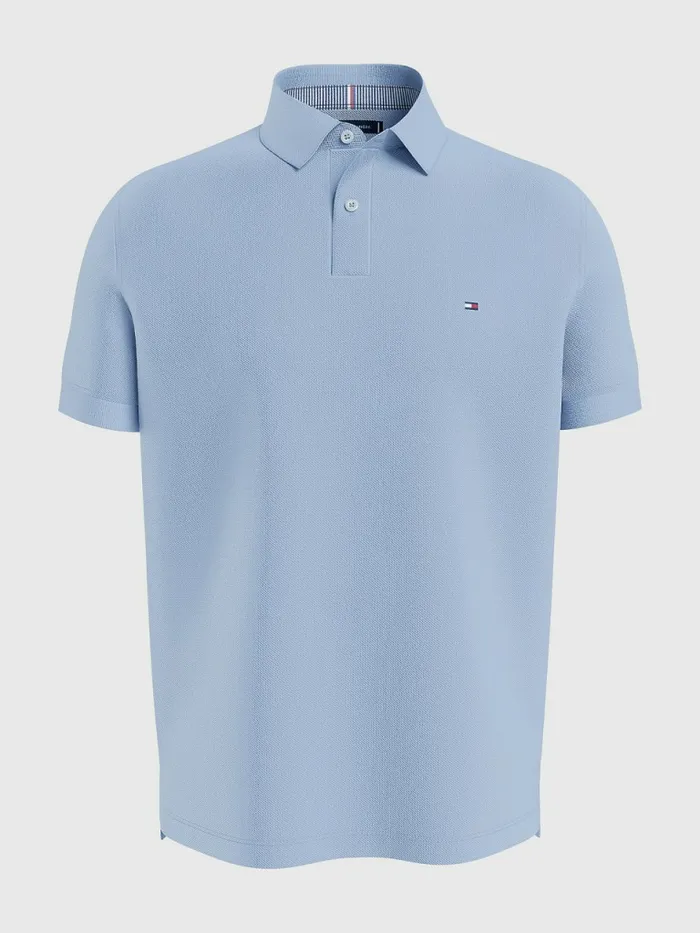 Tommy Hilfiger Plus 1985 Collection Th Flex Polo Daybreak Blue Mens Plus Size Clothing