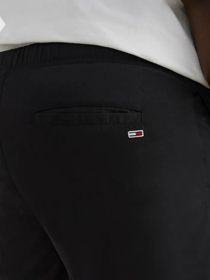Tommy Hilfiger Plus Belted Beach Shorts Black Mens Plus Size Clothing Near Me