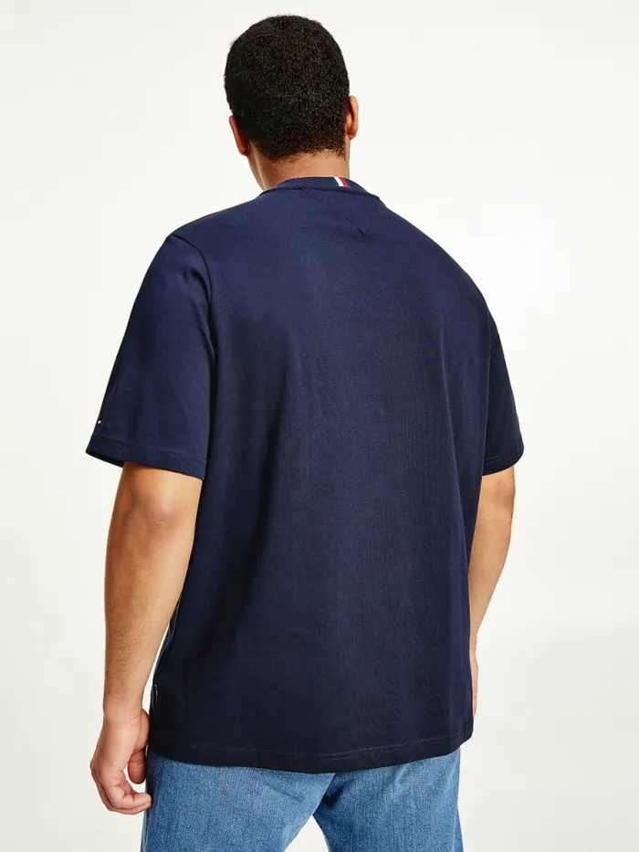 Tommy Hilfiger Plus Icons Relaxed Fit TShirt Desert Sky Mens Plus Size Clothing